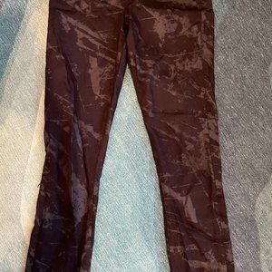 Helmut Lang Stretch Black print pants Size 26